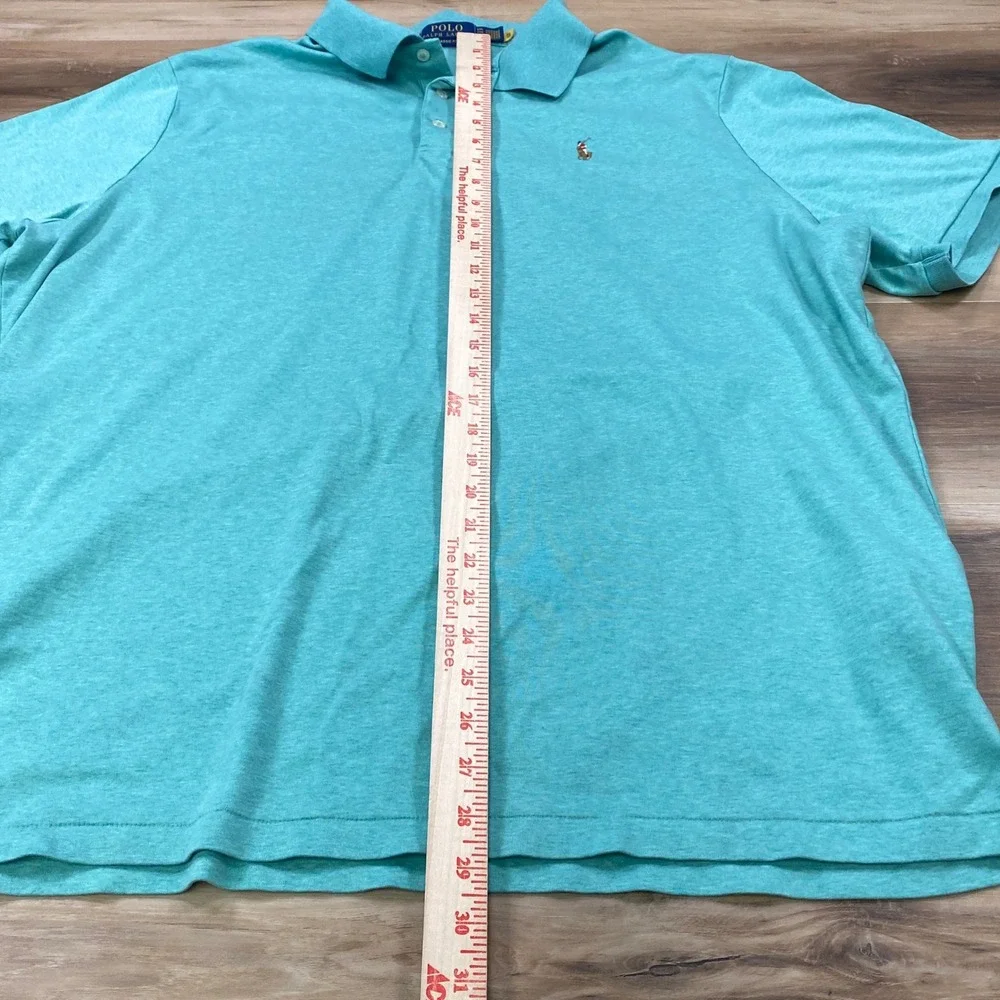 Polo Ralph Lauren Polo Mens XXL Classic Fit Cotton Jersey Mint Green Heritage